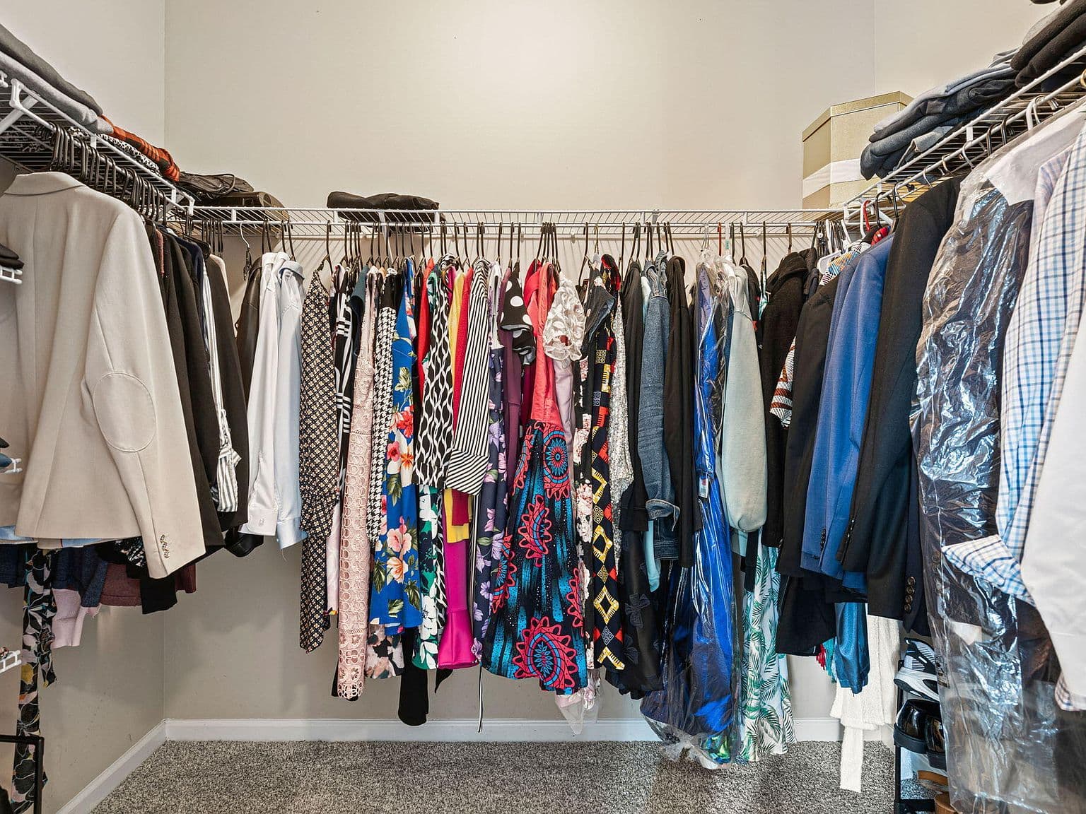 Wire Shelving in Closets