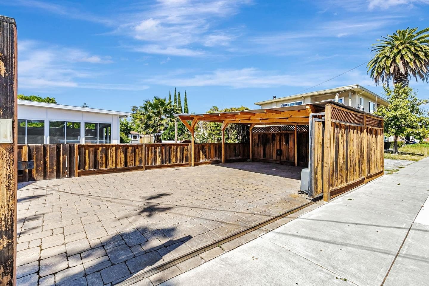 Weathered Wooden Fence