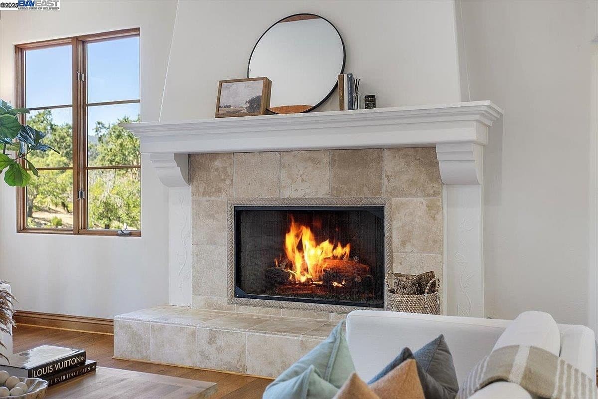 Outdated Fireplace Tile