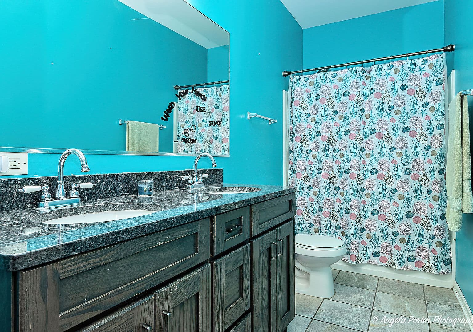 Turquoise Bathroom