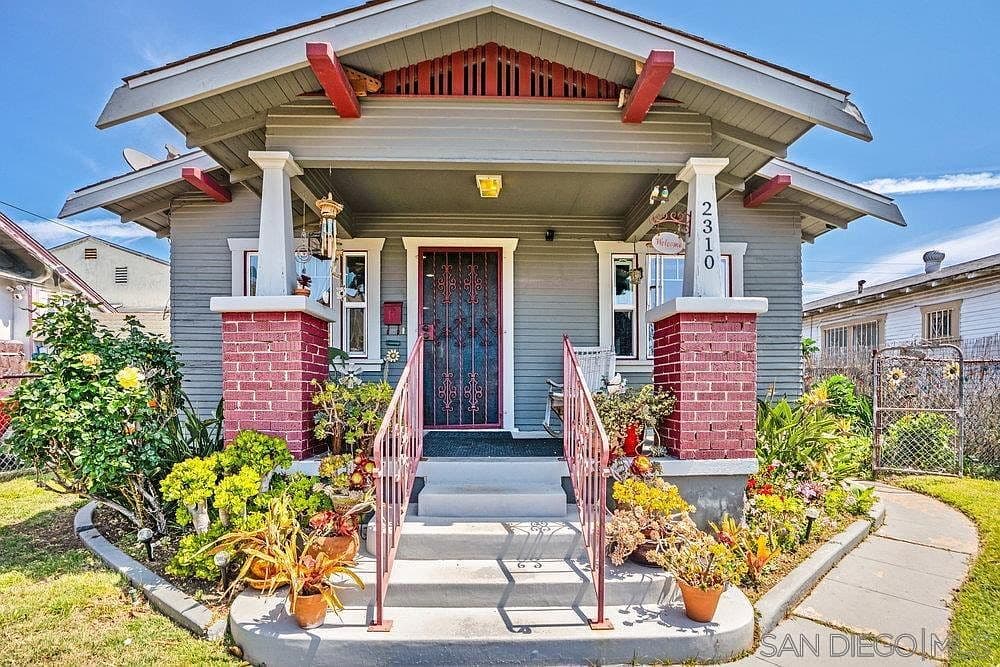 Dated Porch Railing and Pillars