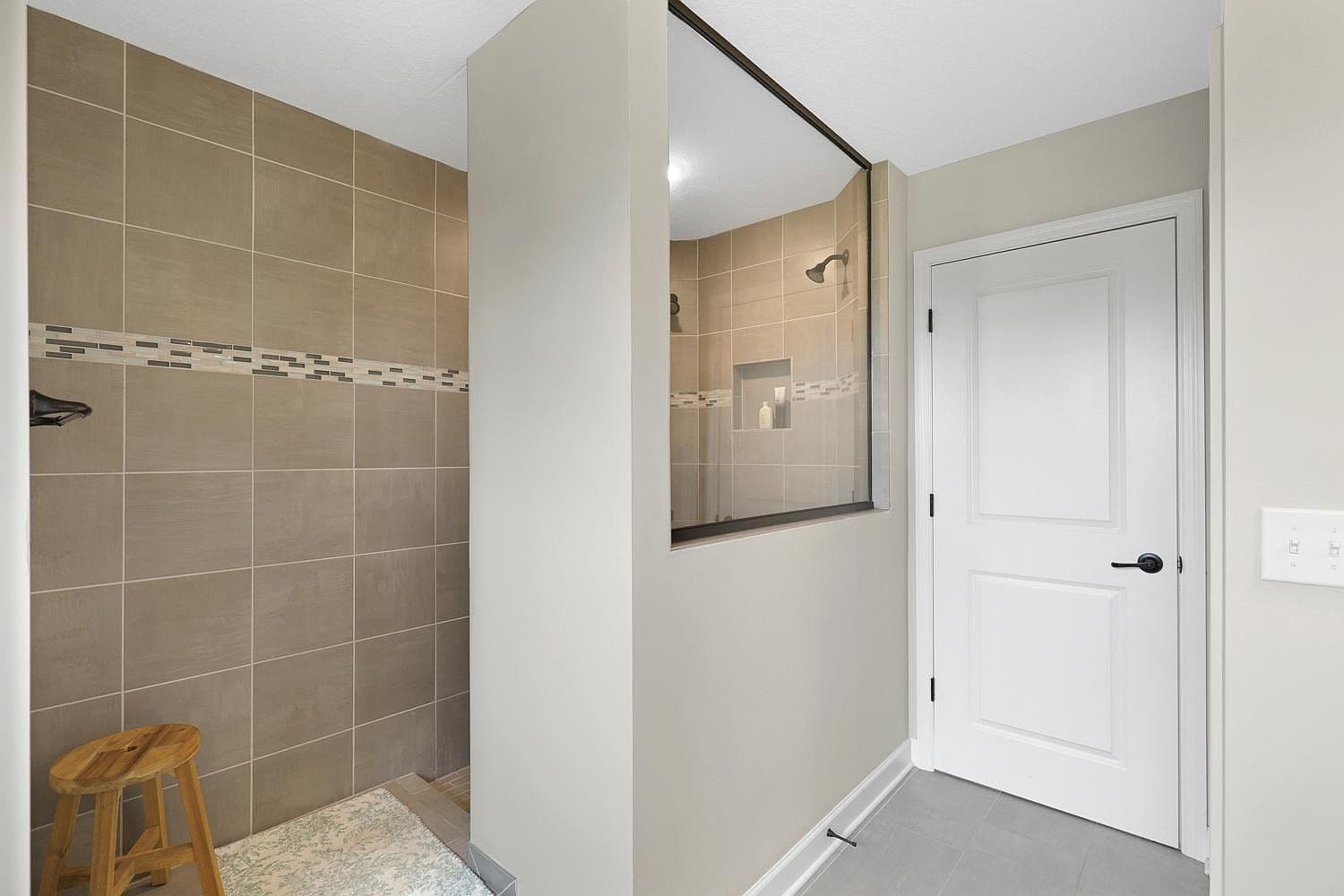 Shower Tile and Fixtures