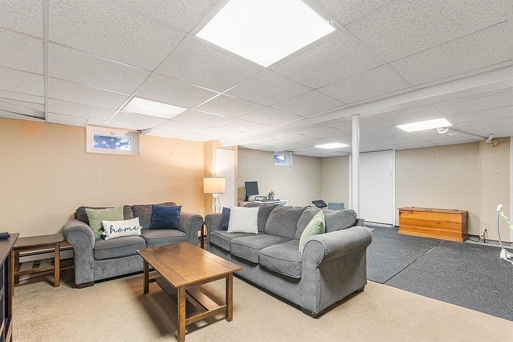 Basement Ceiling and Paneling