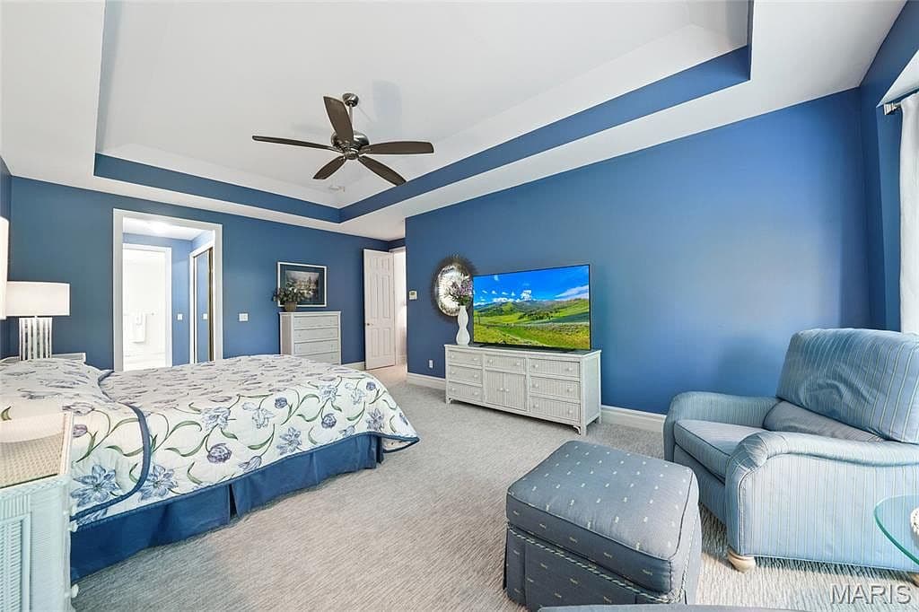 Blue Paint in Master Bedroom