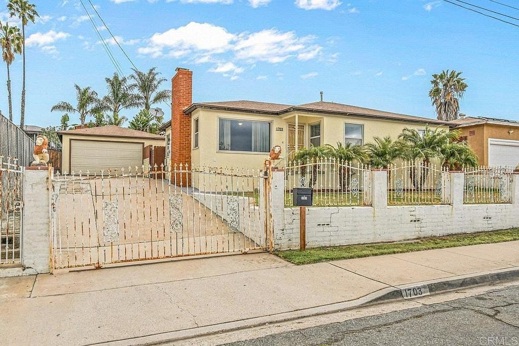 Rusted Fence and Gate