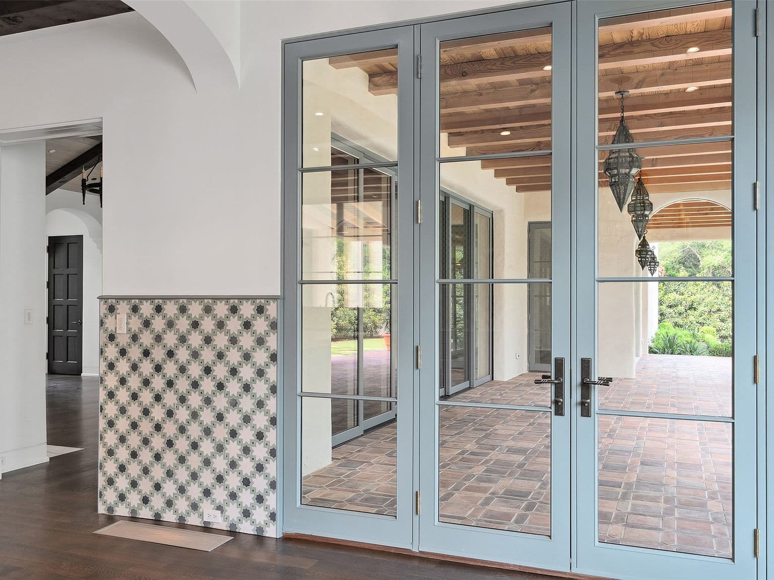 Dated Tile Accent Wall