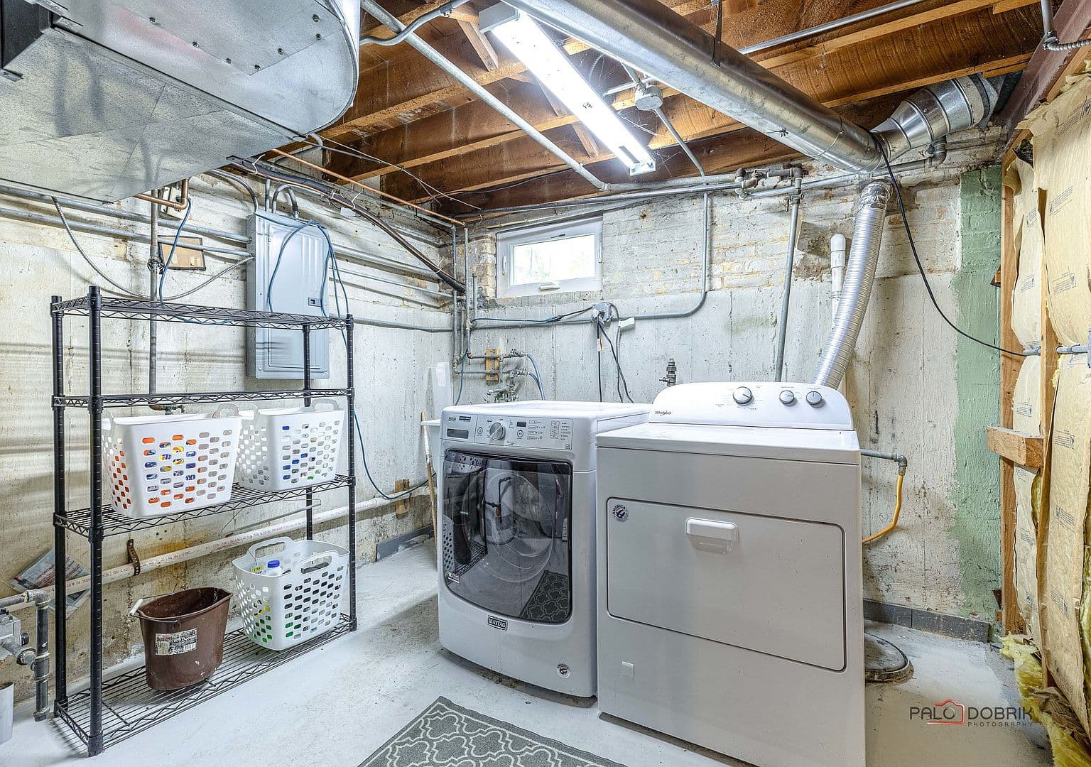 Unfinished Laundry Area