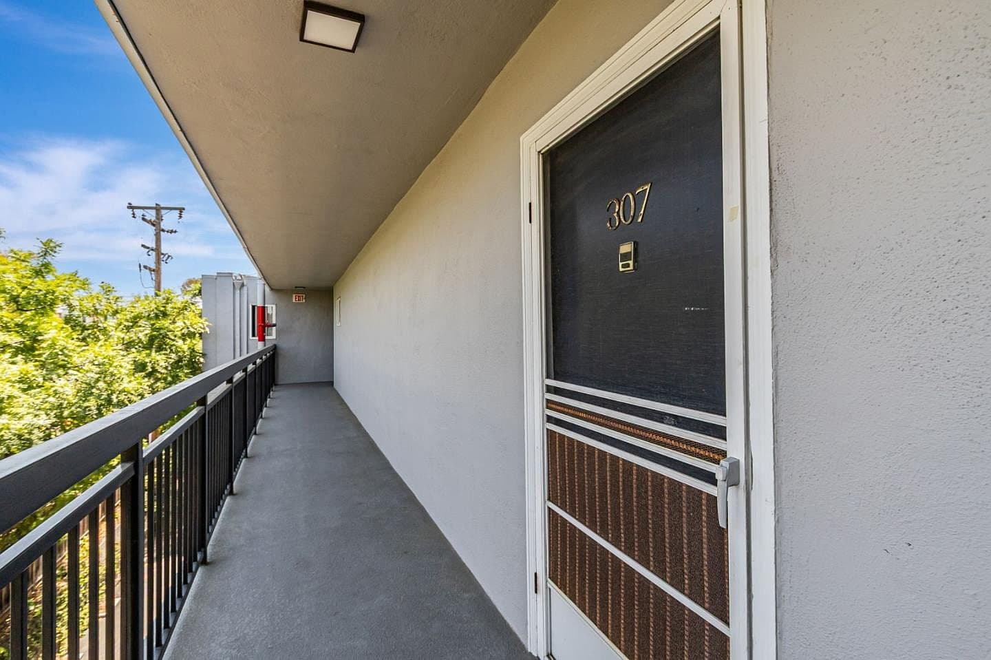Worn Exterior Hallway
