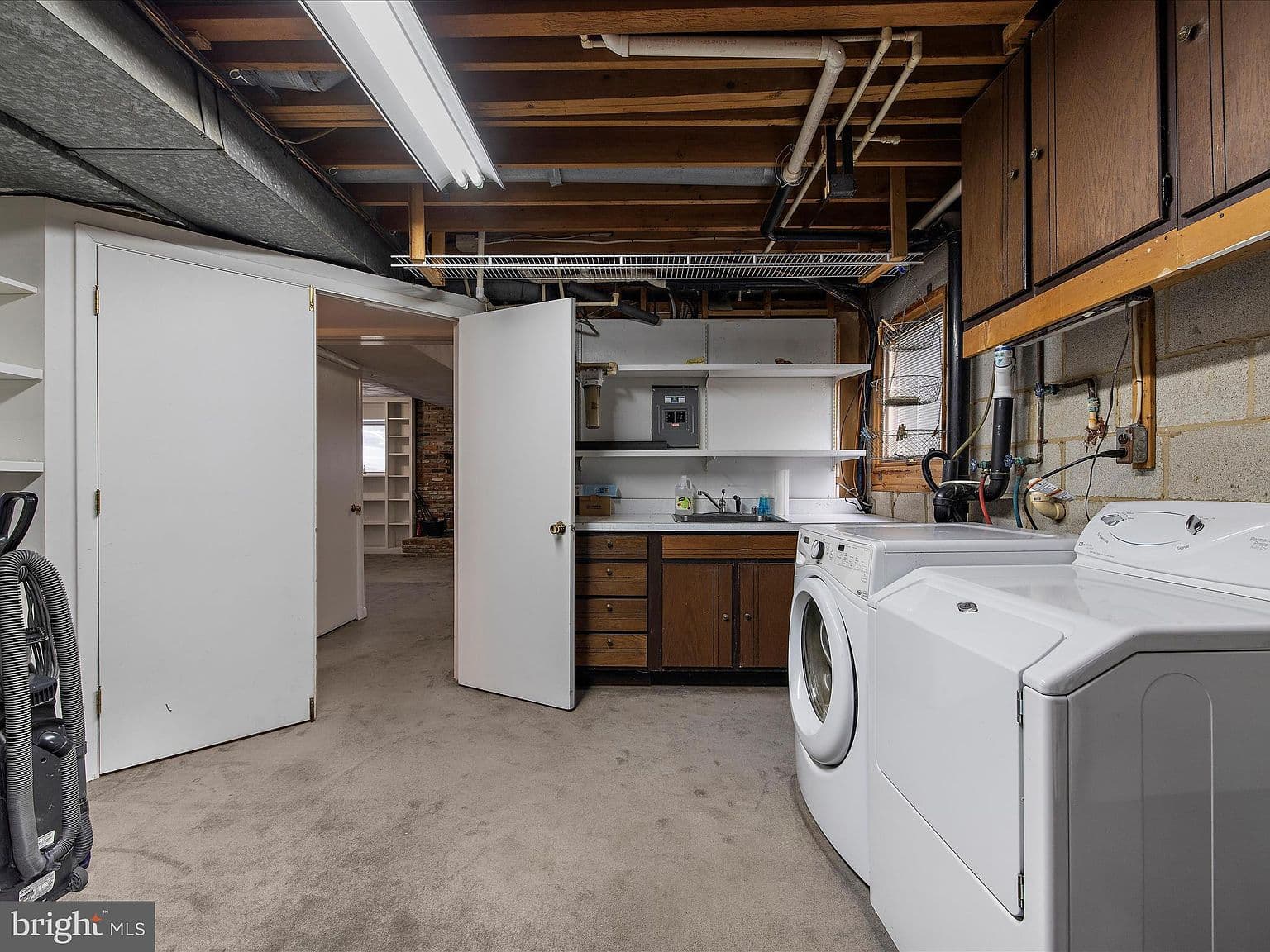 Exposed Basement Ceiling