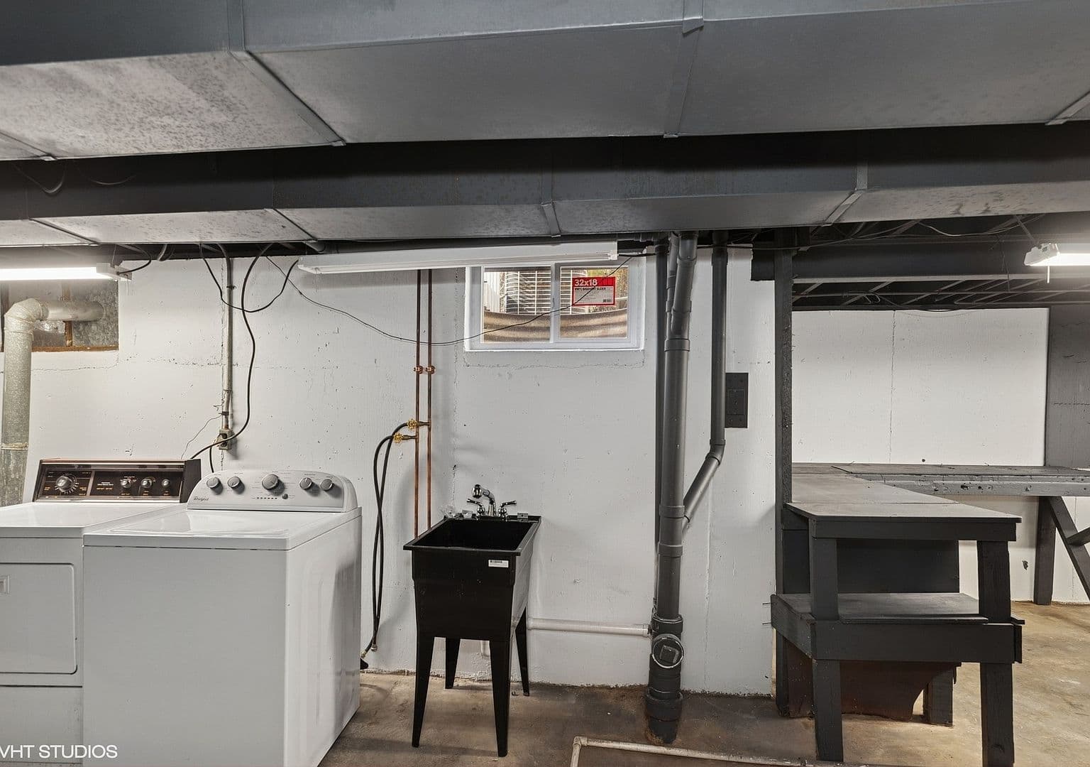 Unfinished Utility Area