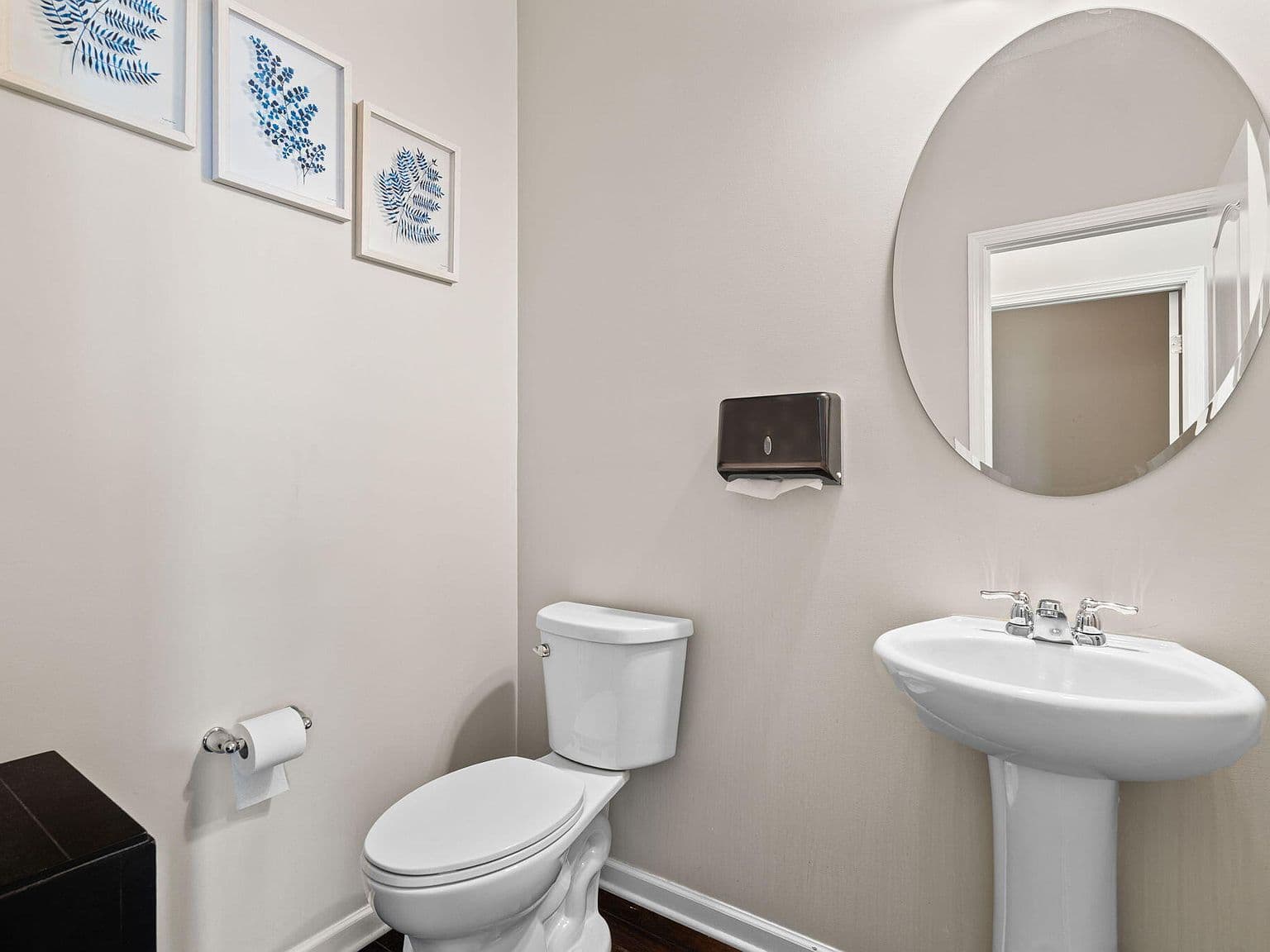 Outdated Half Bathroom