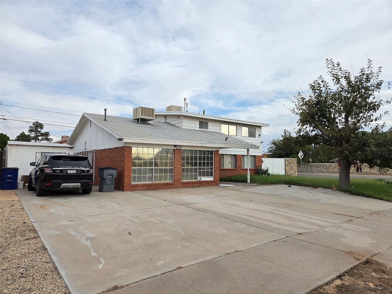 Cracked Concrete Driveway