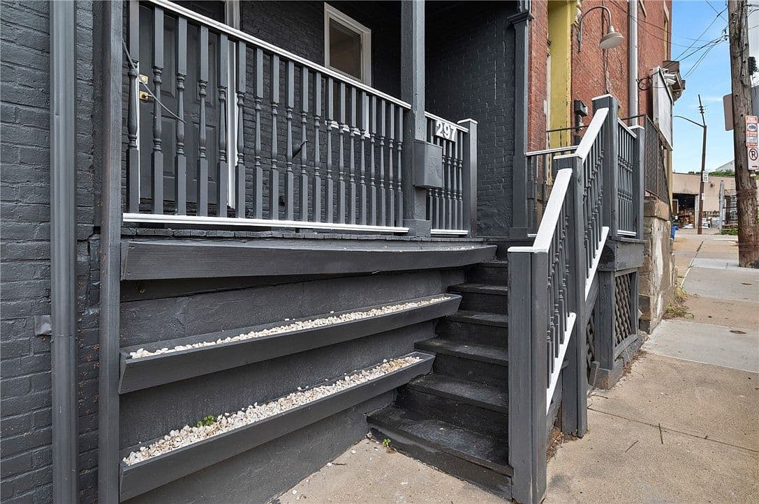 Painted Exterior Brick