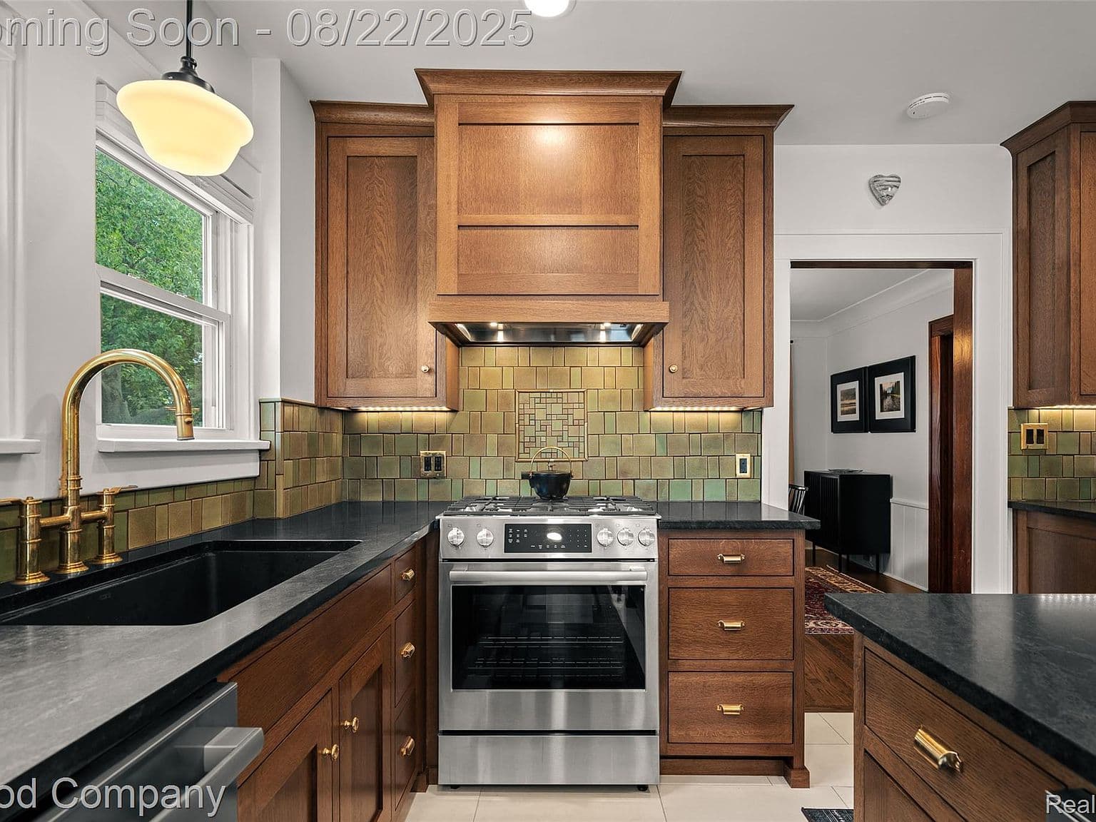 Green Tile Backsplash