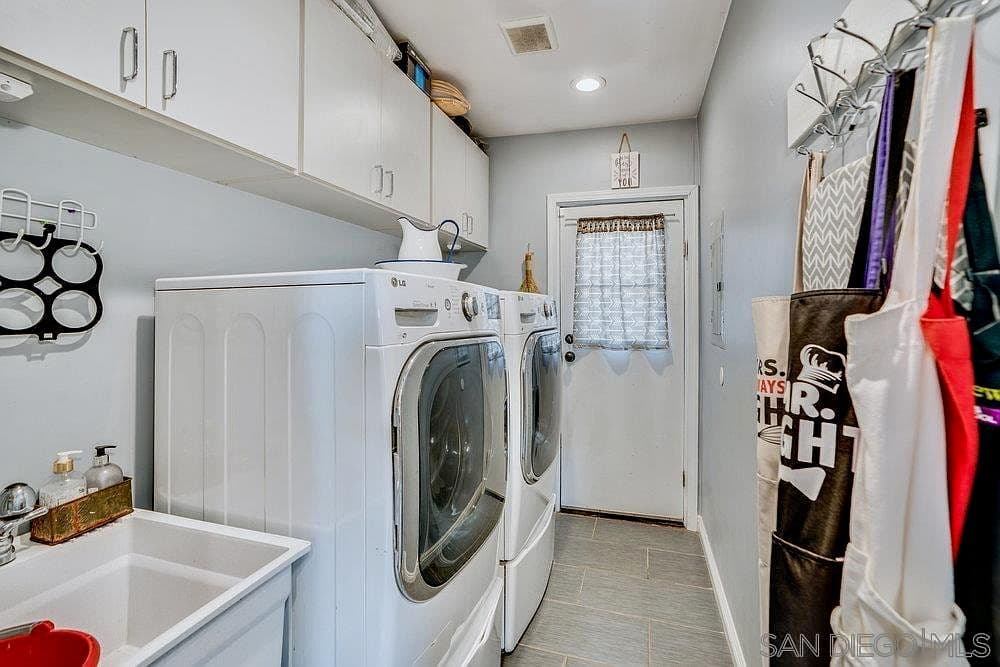 Cramped Laundry Room