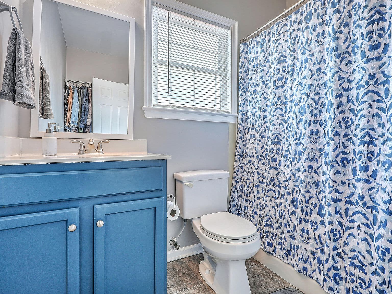 Blue Bathroom Vanity