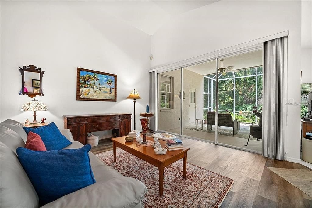 Tile Flooring in Living Room