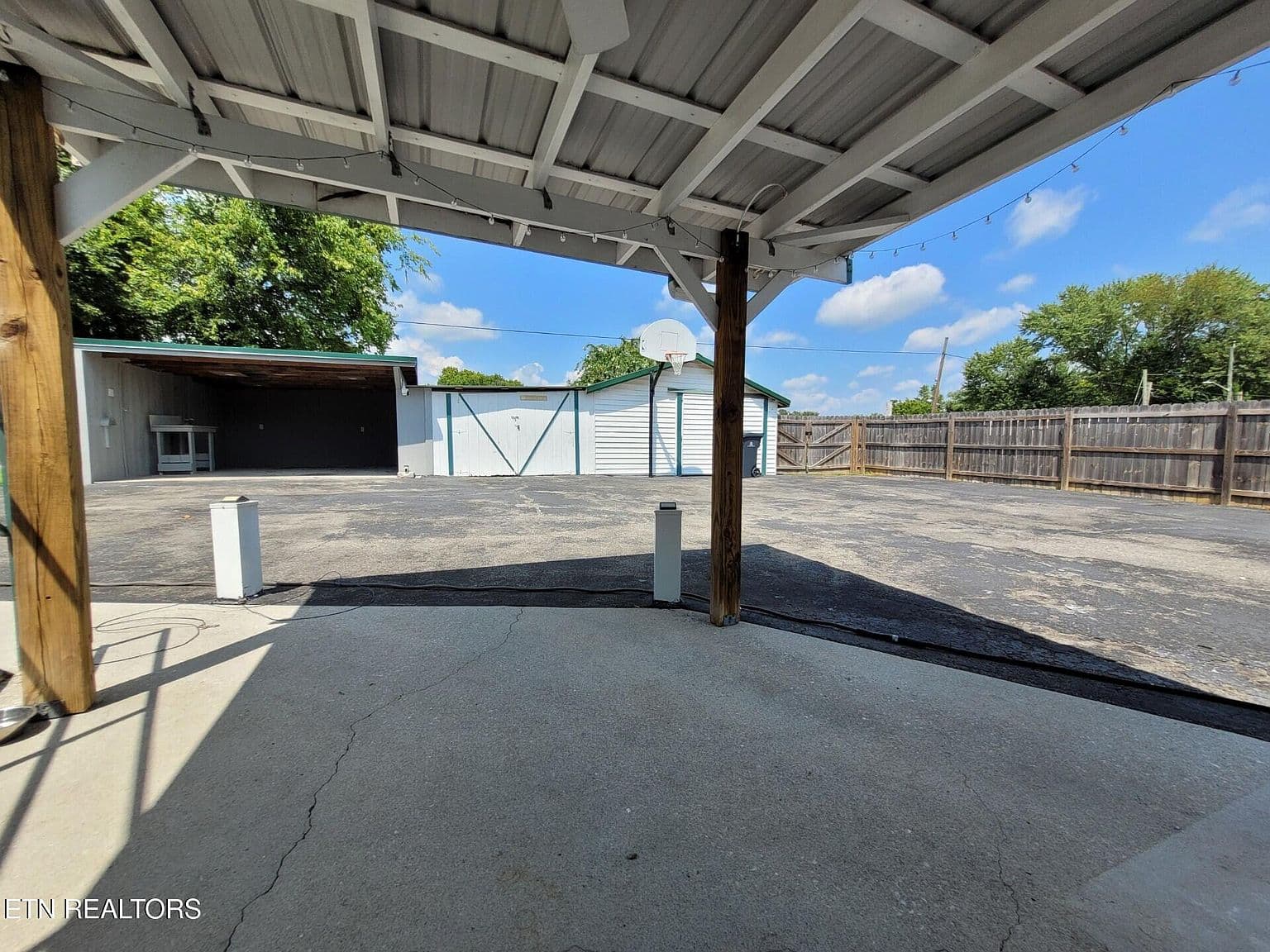 Worn Asphalt Pavement