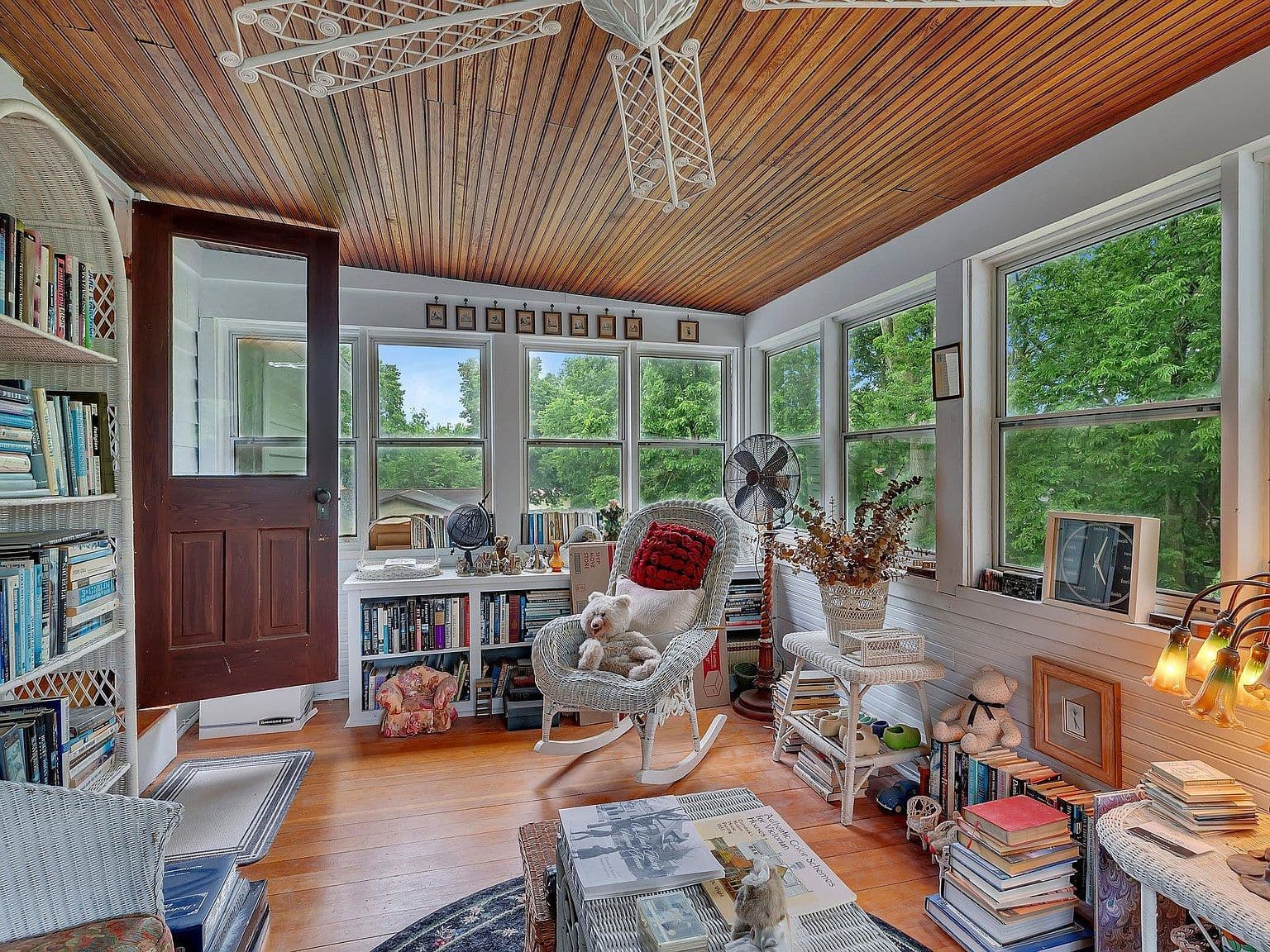 Cluttered Sunroom