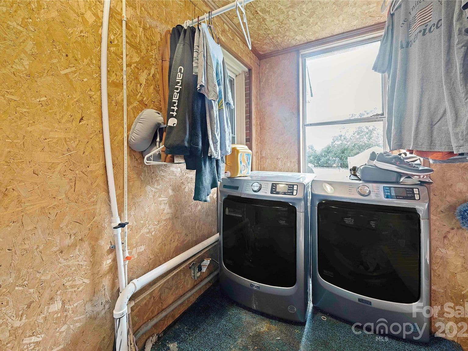 Unfinished Laundry Area