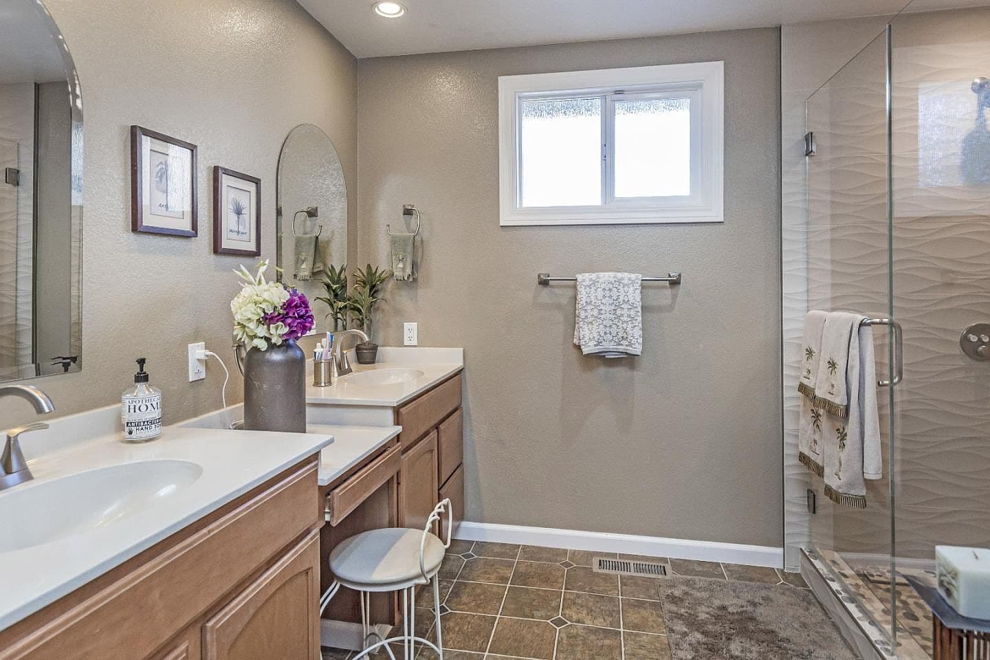 Dated Bathroom Floor Tiles