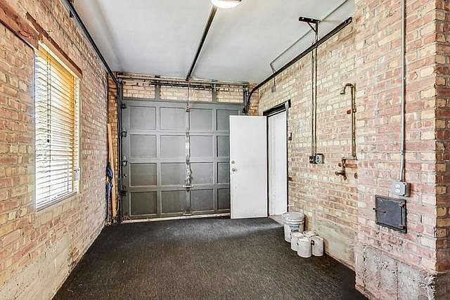 Exposed Brick Garage