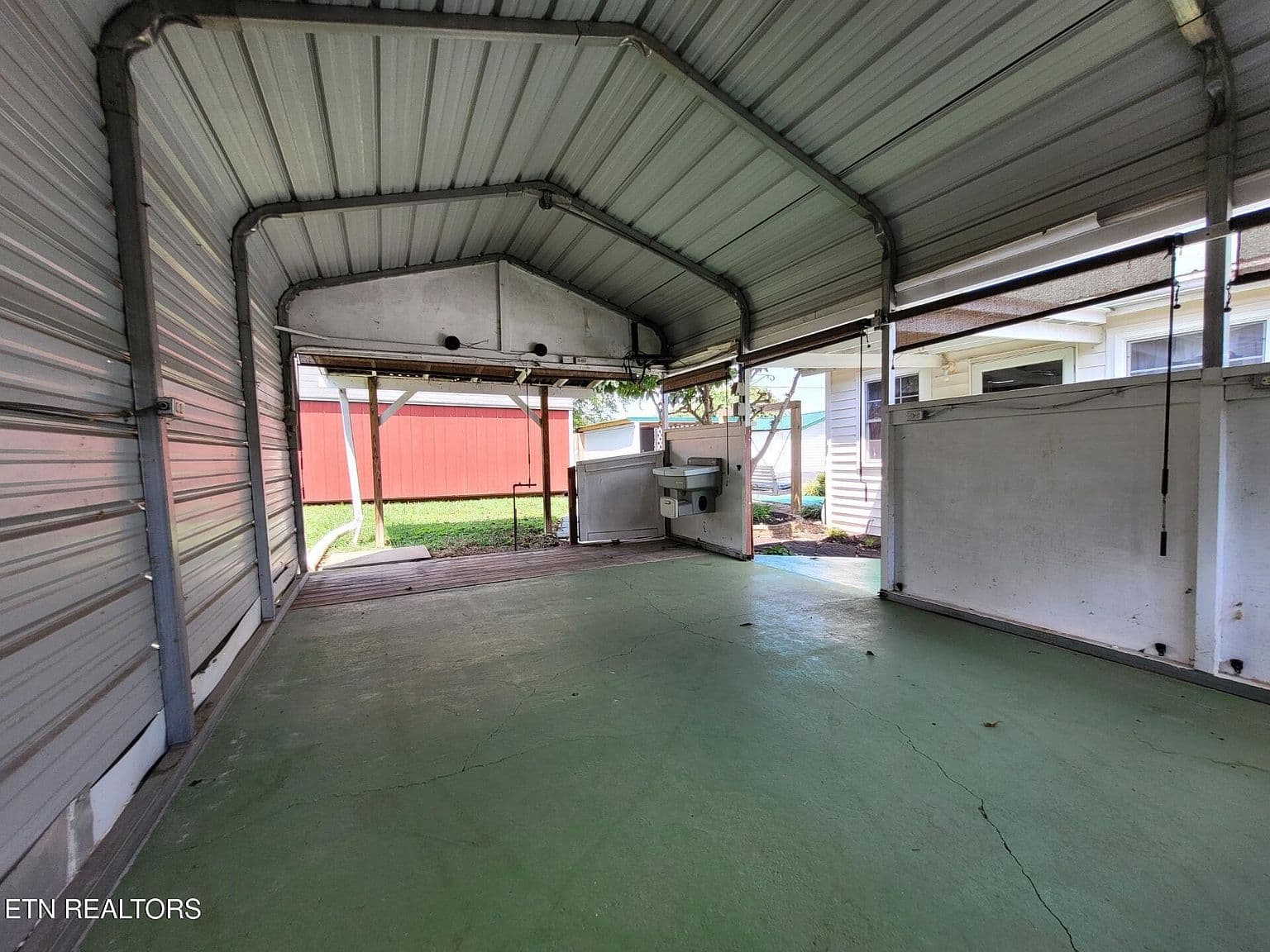 Corroded Metal Carport