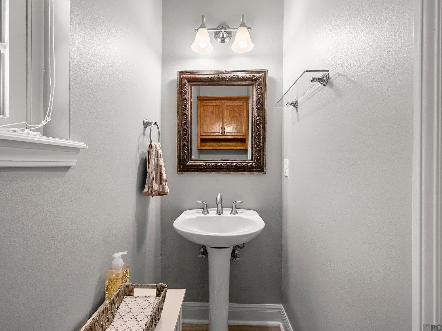 Outdated Powder Room