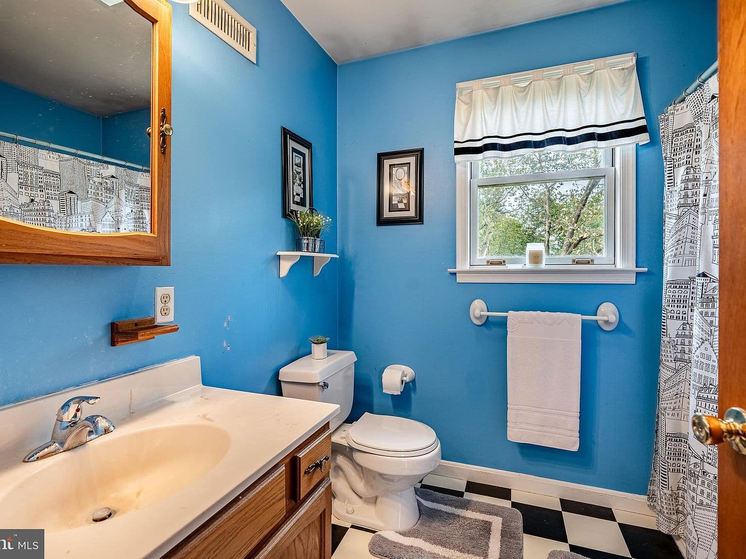 Blue Bathroom