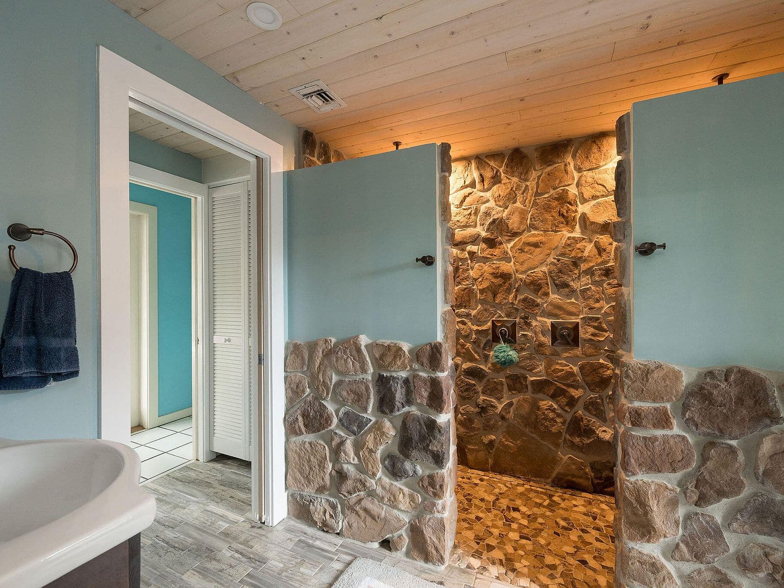 Wooden Plank Ceiling