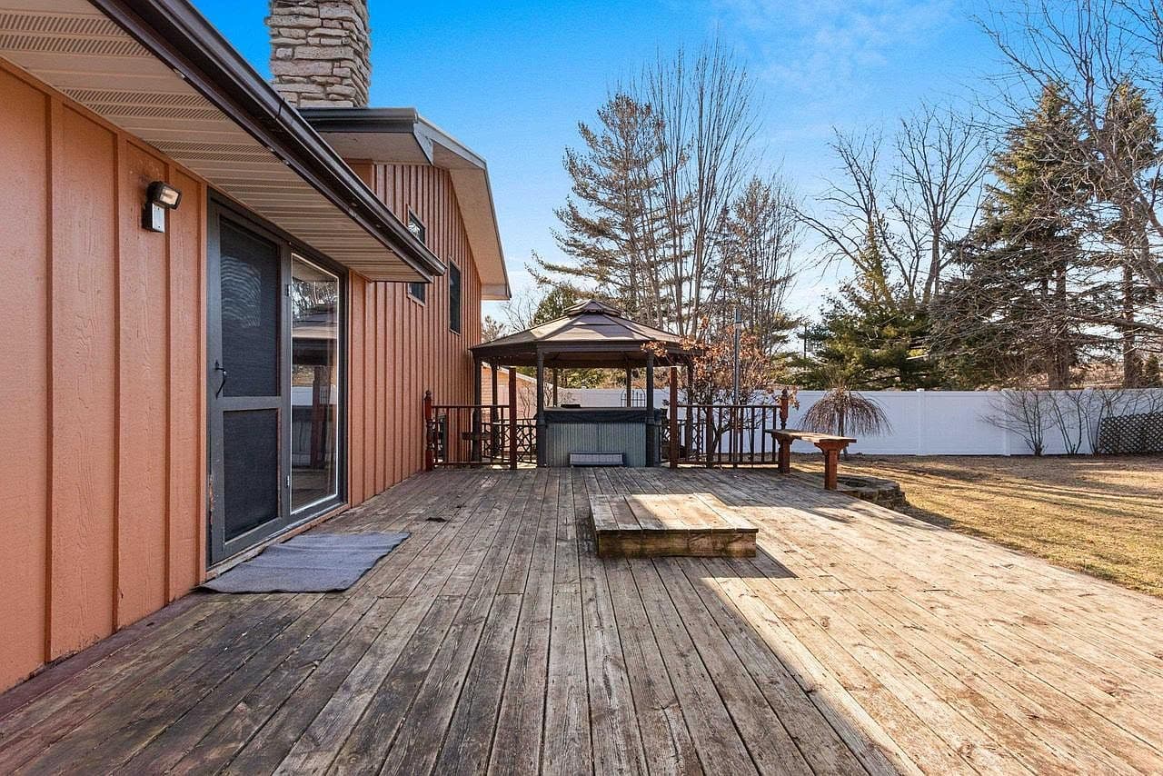 Weathered Wooden Deck