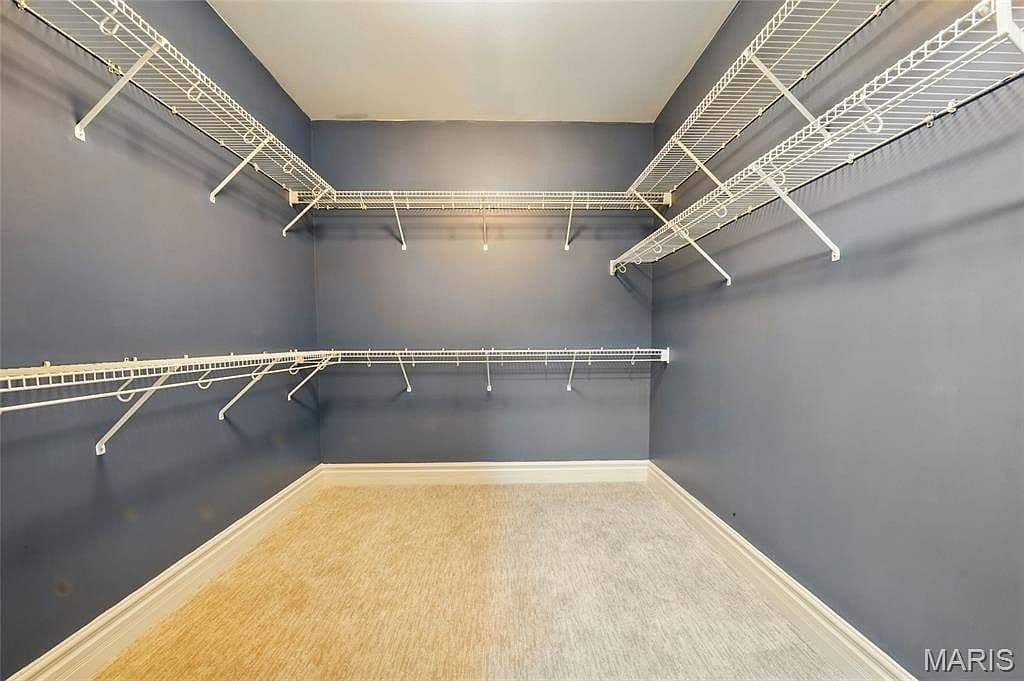 Wire Shelving in Closet