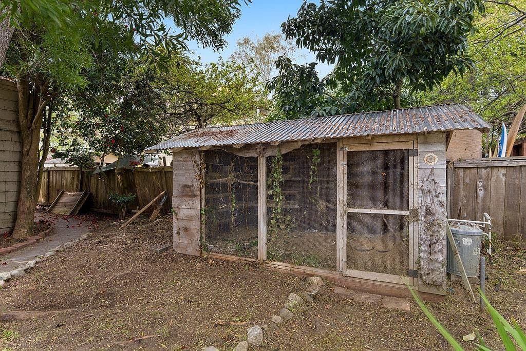 Rusted Chicken Coop
