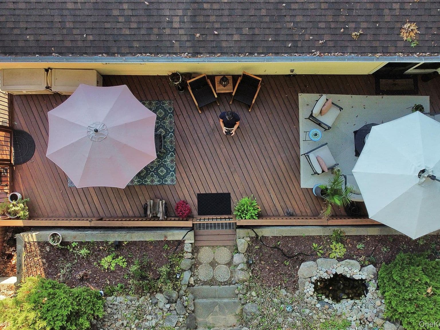 Overhead View of Deck