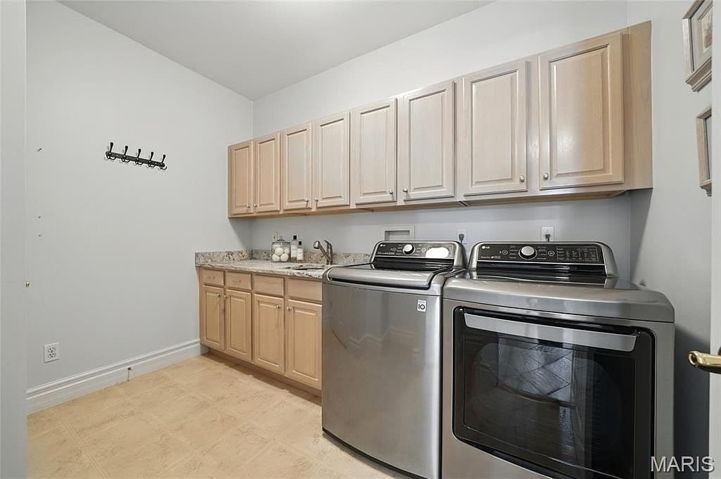 Dated Laundry Room Cabinets