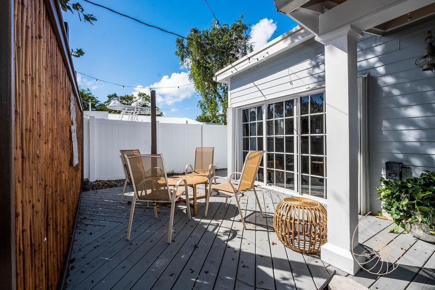 Weathered Wooden Deck