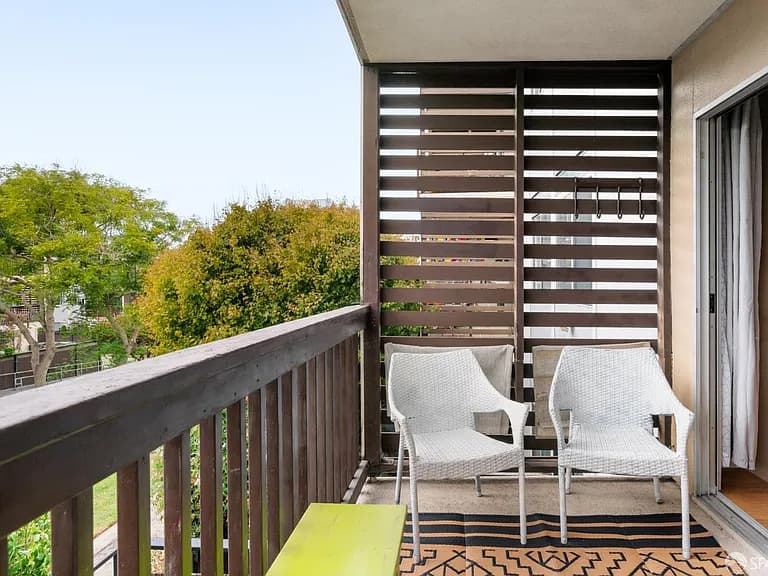 Worn Balcony Railing