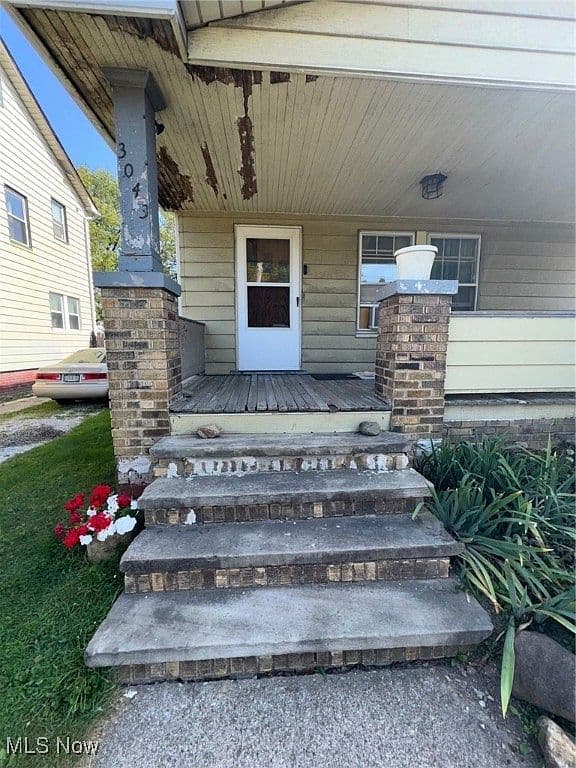Deteriorated Front Porch