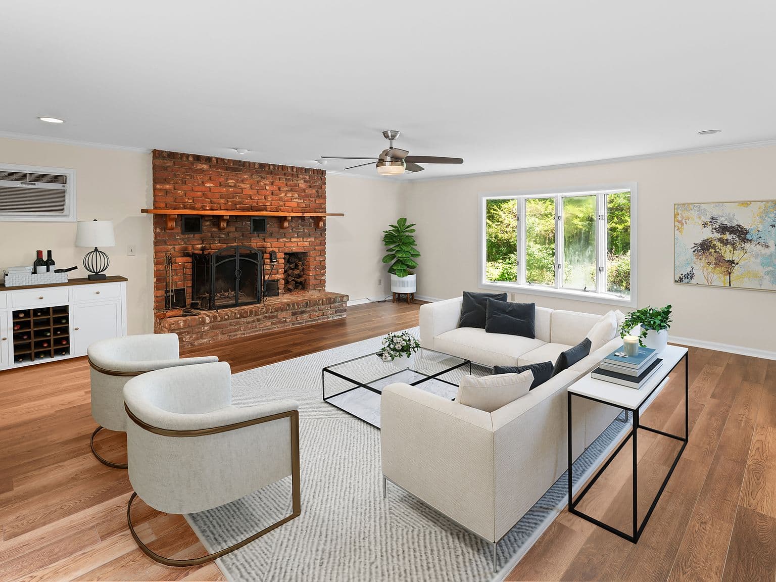 Brick Fireplace Condition