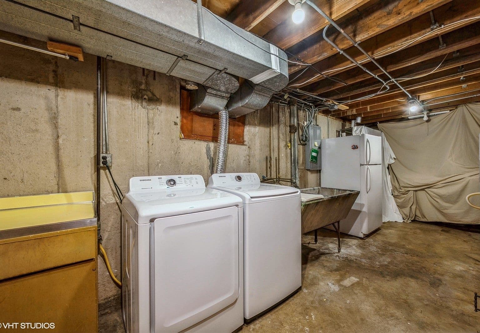 Unfinished Concrete Floor