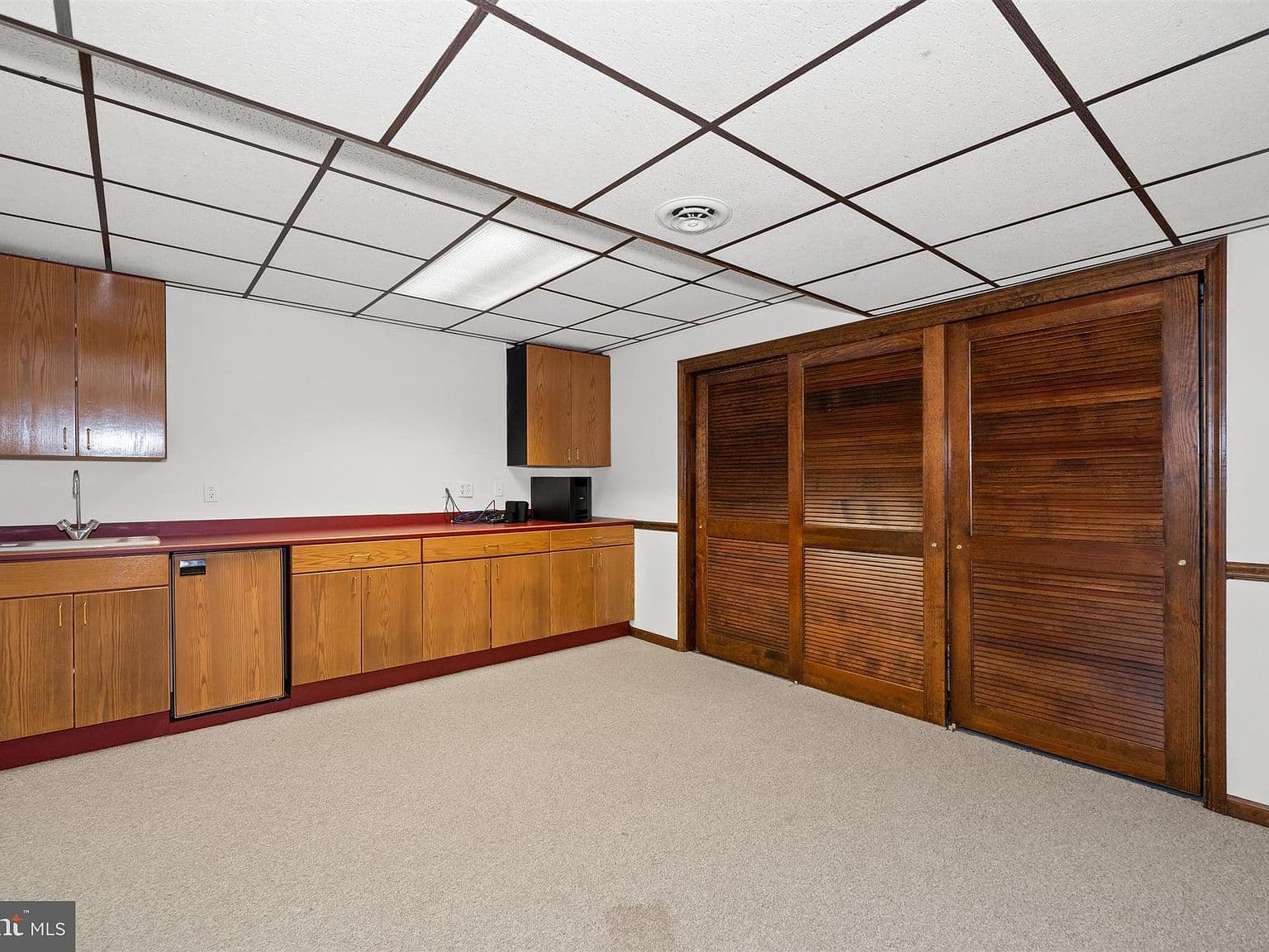 Outdated Basement Finishes