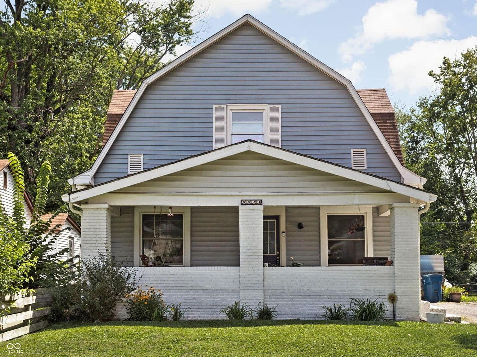 Painted Brick Foundation