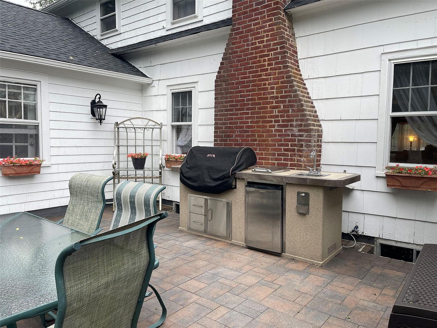 Dated Outdoor Kitchen