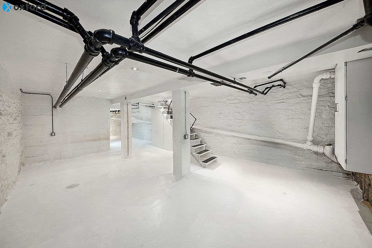 Exposed Basement Pipes