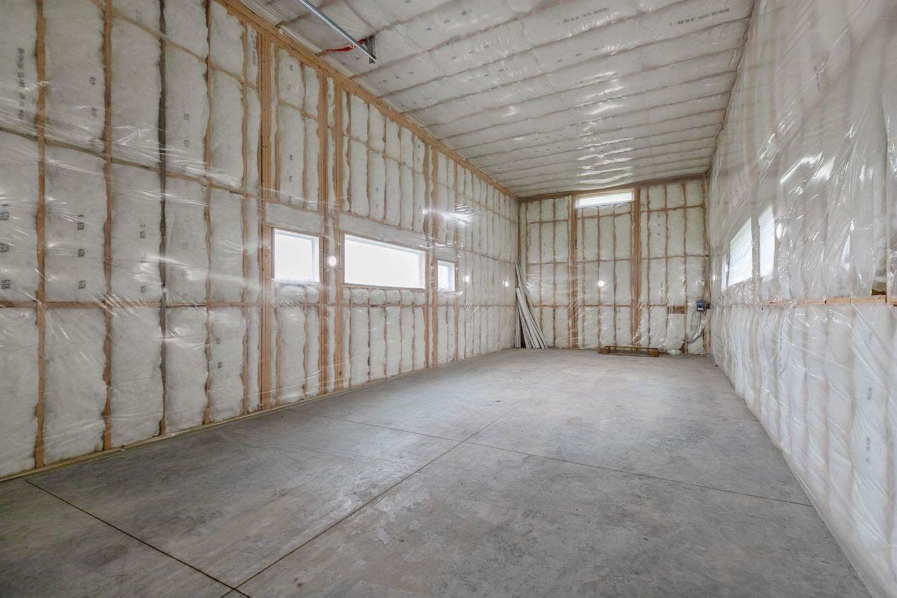 Unfinished Garage Interior