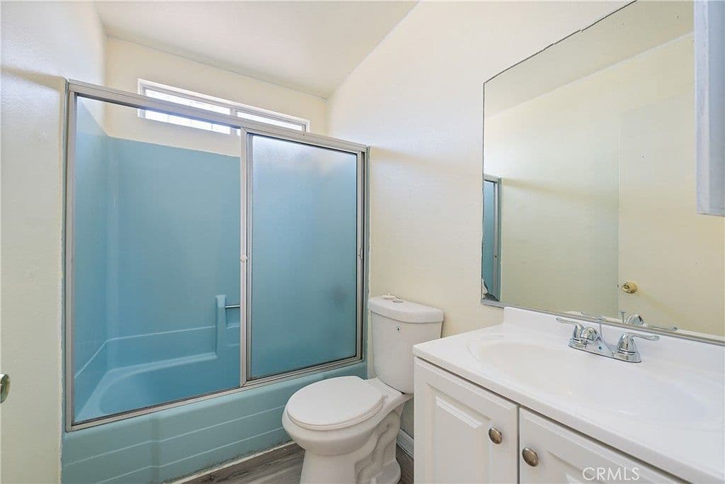Blue Bathtub and Shower