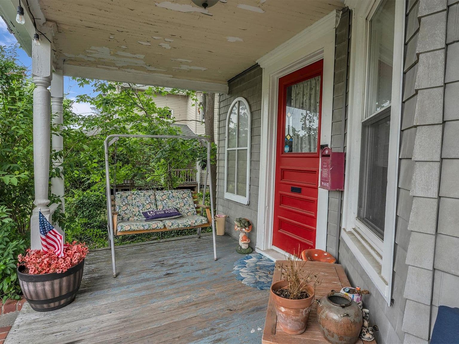Peeling Paint on Porch Ceiling