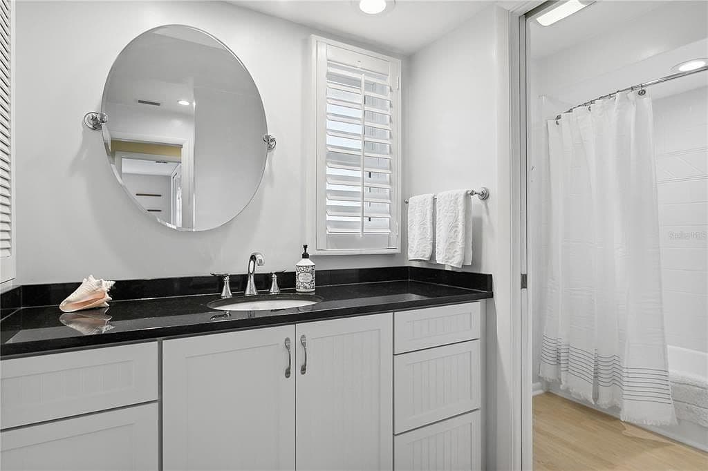 Dated Bathroom Countertop