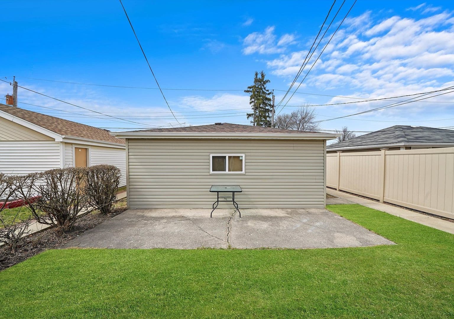 Cracked Concrete Patio