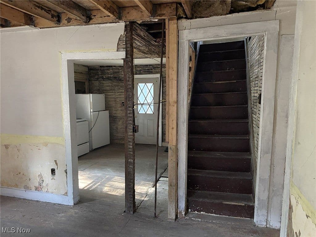 Exposed Wall Framing